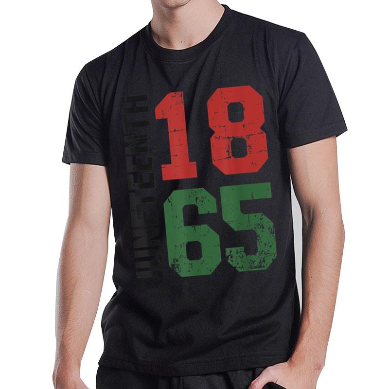 Juneteenth Celebrating 1865 Black American History T-Shirt