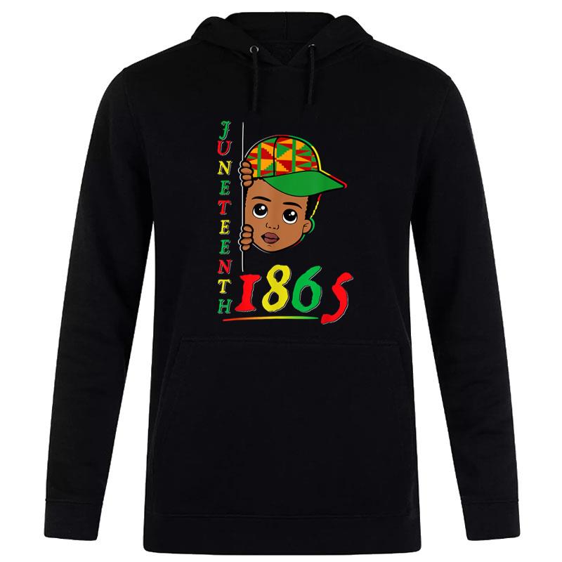 Juneteenth Celebrating 1865 Black Toddlers Hoodie