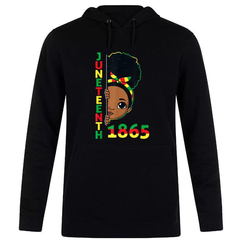 Juneteenth Celebrating 1865 Brown Skin Princess Hoodie