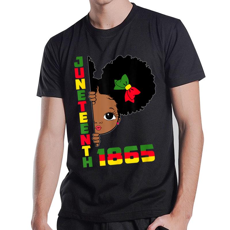 Juneteenth Celebrating 1865 Cute Black T-Shirt