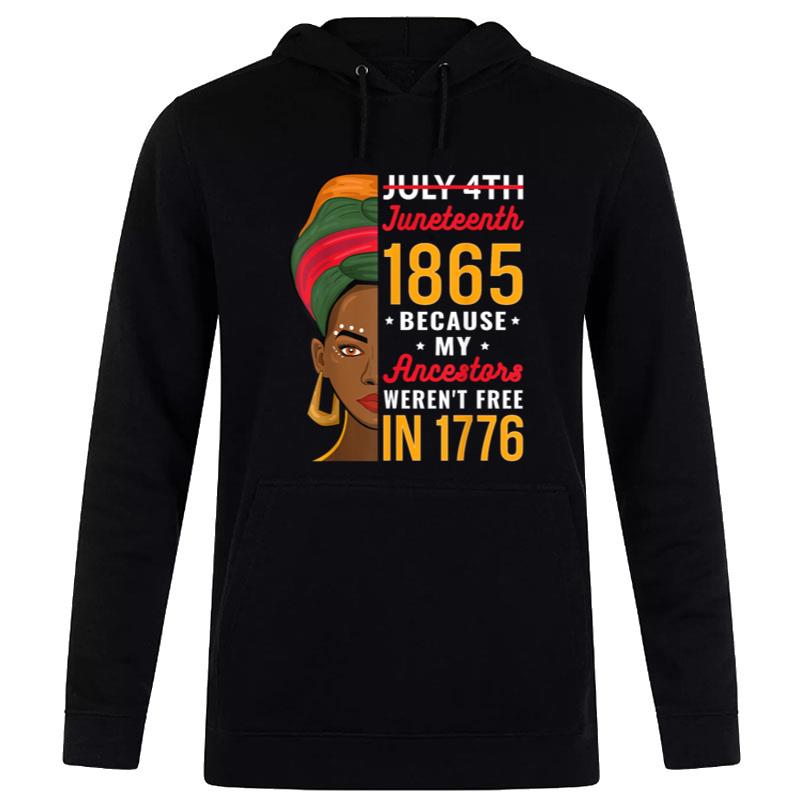 Juneteenth Celebrating 1865 Freedom African American Hoodie