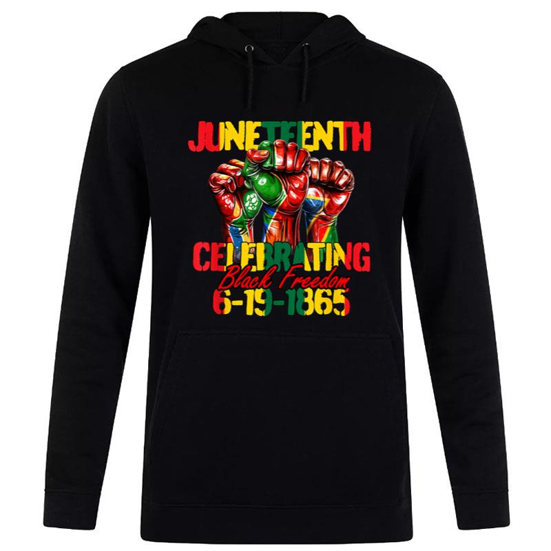 Juneteenth Celebrating Black Freedom 1865 African American Hoodie