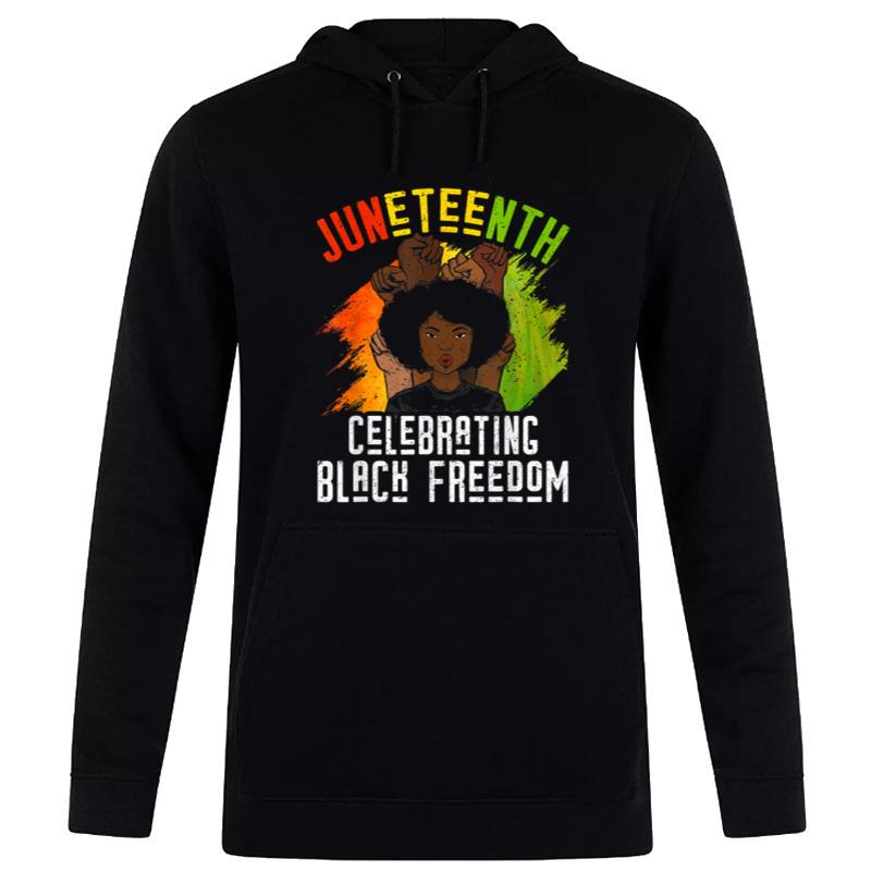 Juneteenth Celebrating Black Freedom Africa American 1865 Us Hoodie