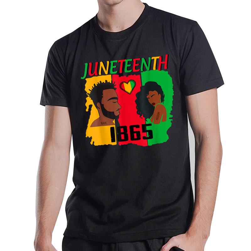 Juneteenth Couple Juneteenth Juneteenth T-Shirt