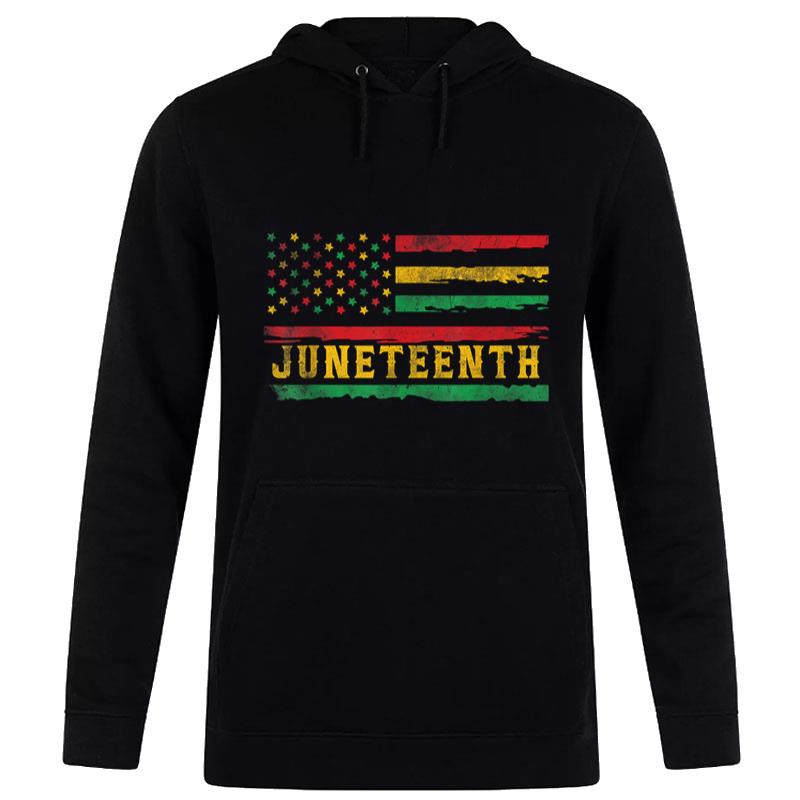 Juneteenth Flag African American Hoodie