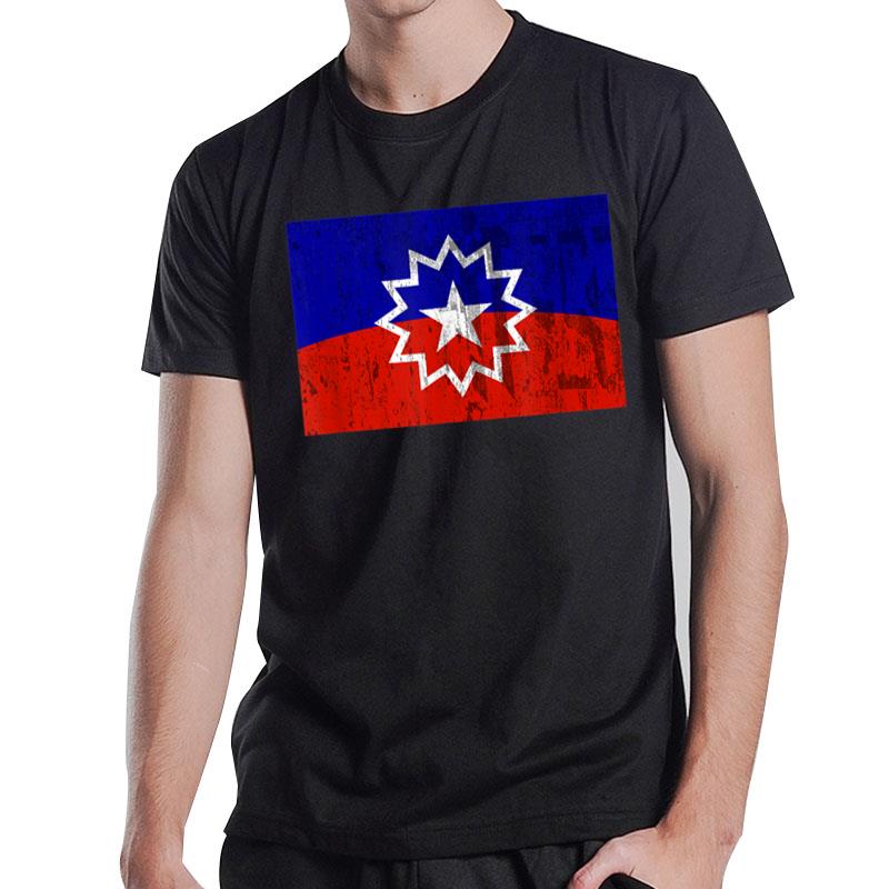 Juneteenth Flag Distressed T-Shirt