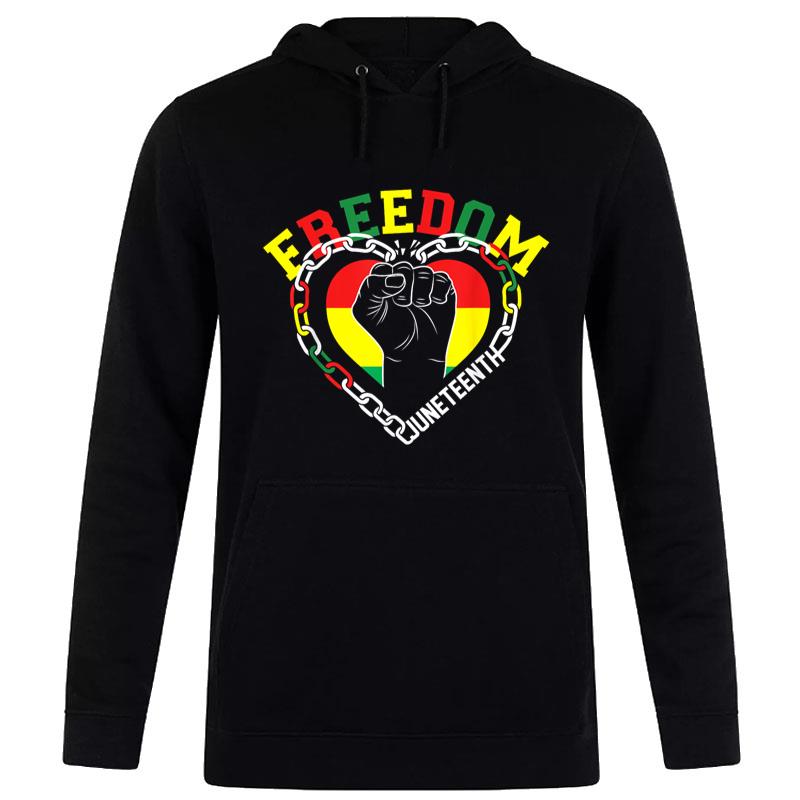 Juneteenth Freedom Breaking Every Chain Since 1865 Hoodie