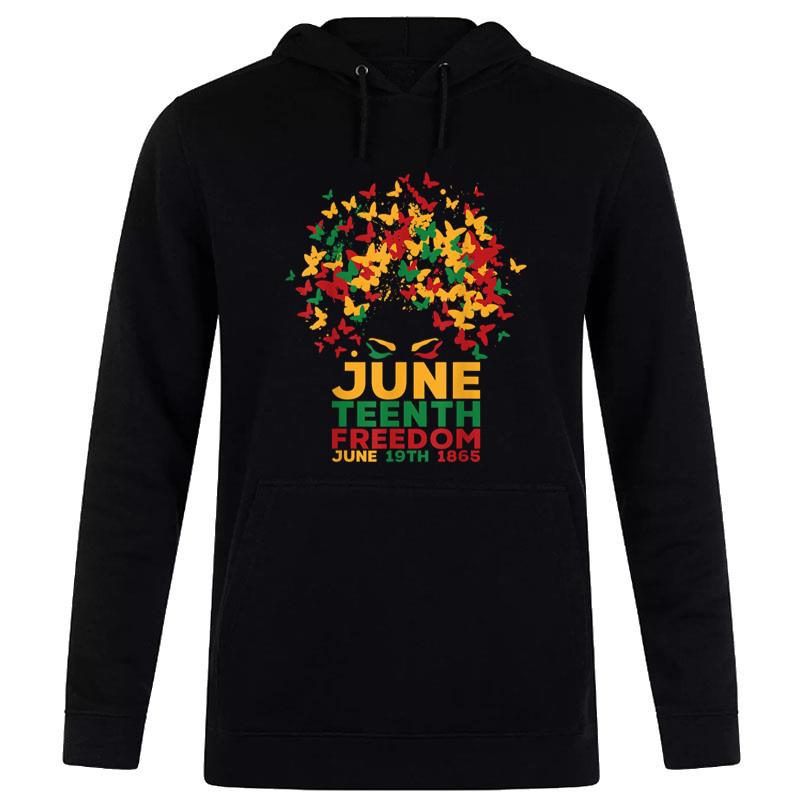 Juneteenth Freedom Celebrate June 19 1865 Black Queen Hoodie