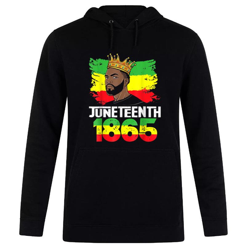 Juneteenth Is My Independence Day Black Black King Pride Hoodie