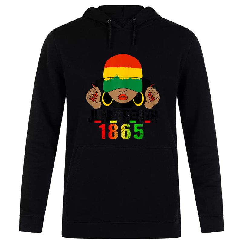 Juneteenth Is My Independence Day Black Black Pride Hoodie