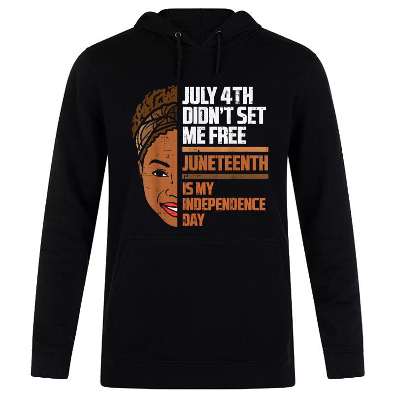 Juneteenth Is My Independence Day Black Man African Pride Hoodie