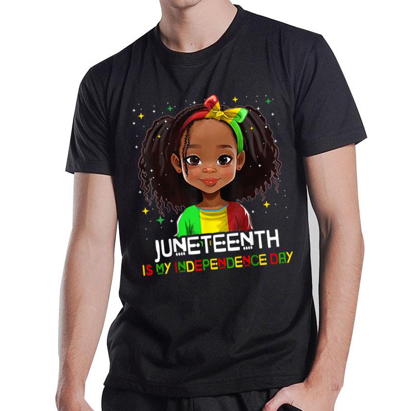 Juneteenth Is My Independence Day Black Toddler T-Shirt