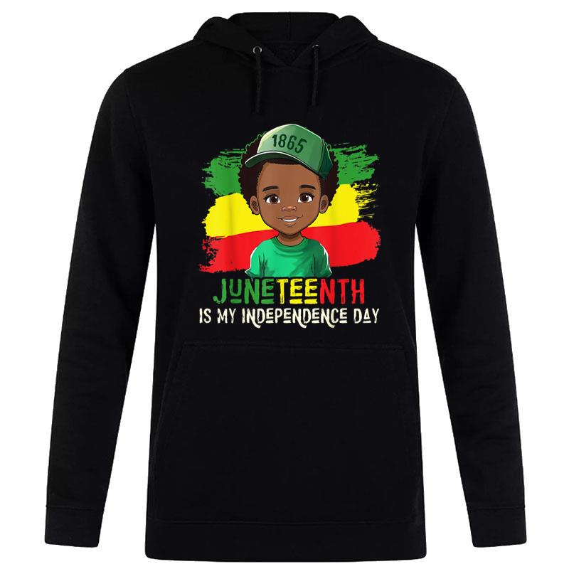 Juneteenth Is My Independence Day Brown Skin King Hoodie