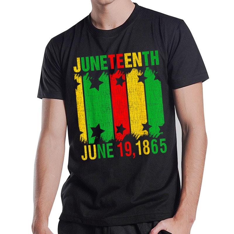 Juneteenth June 19 1865 Juneteenth Freedom Day Black History T-Shirt