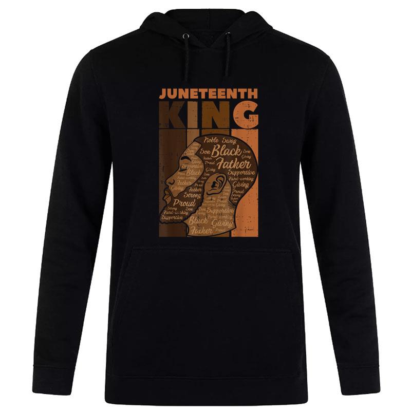 Juneteenth King Black Father Melanin African Dad Papa Hoodie