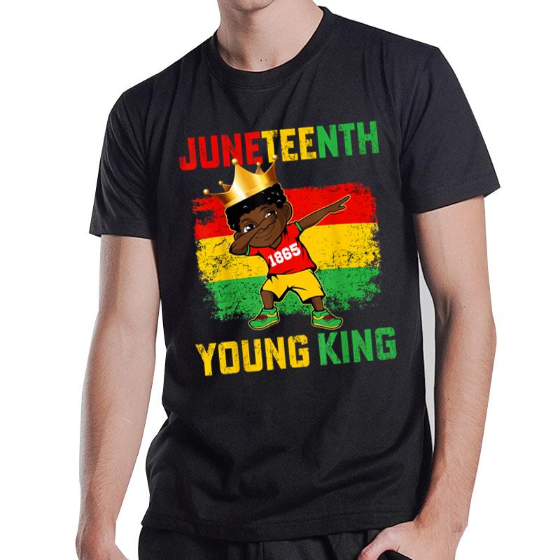 Juneteenth King Celebrating 1865 Black Toddler T-Shirt