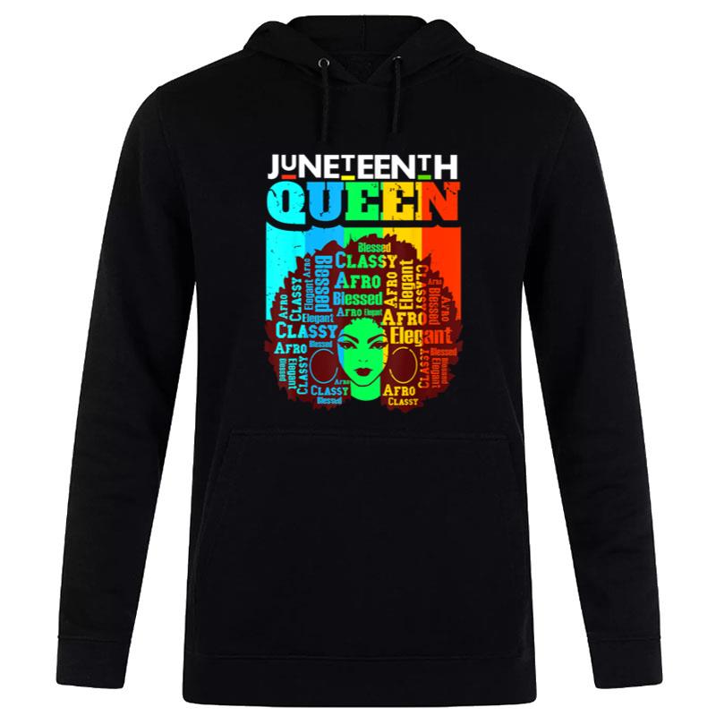 Juneteenth Queen Black Sista Afro Melanin Magic Hoodie