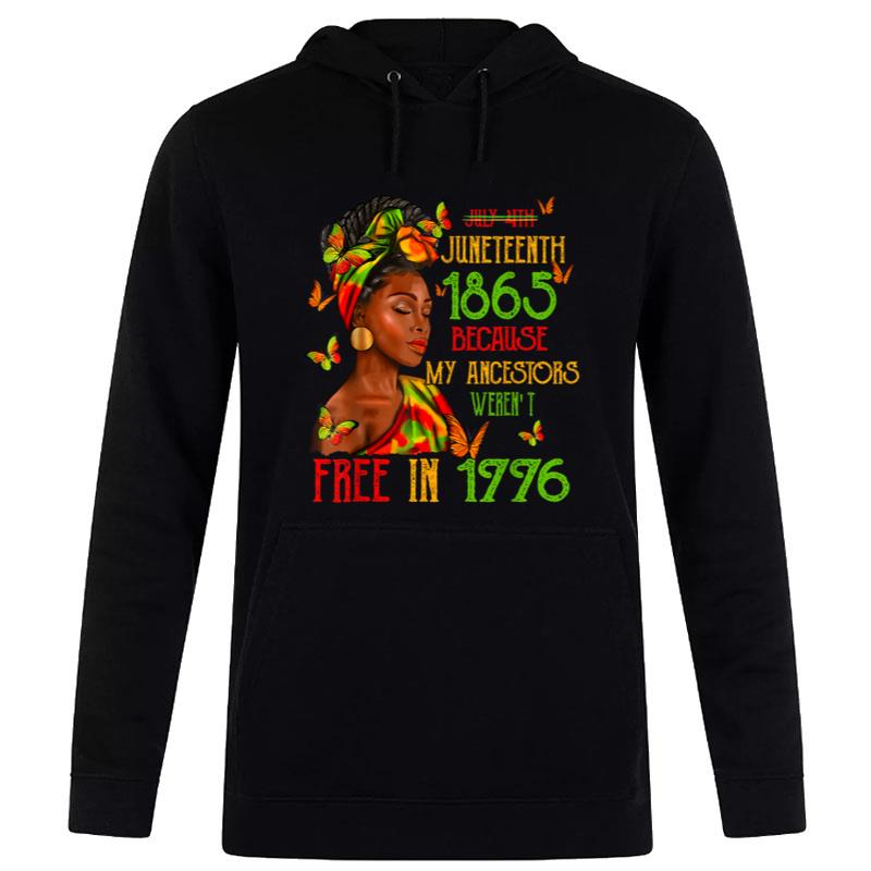 Juneteenth Shirt 1865 Black History African American Freedom Hoodie