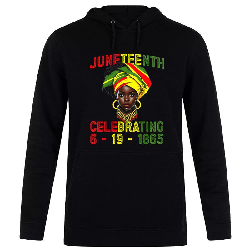 Juneteenth Usa African American Melanin Black History Month Hoodie