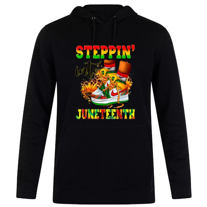 Juneteenth Youth Shoes Steppin' Into Like My Ancestors Hoodie