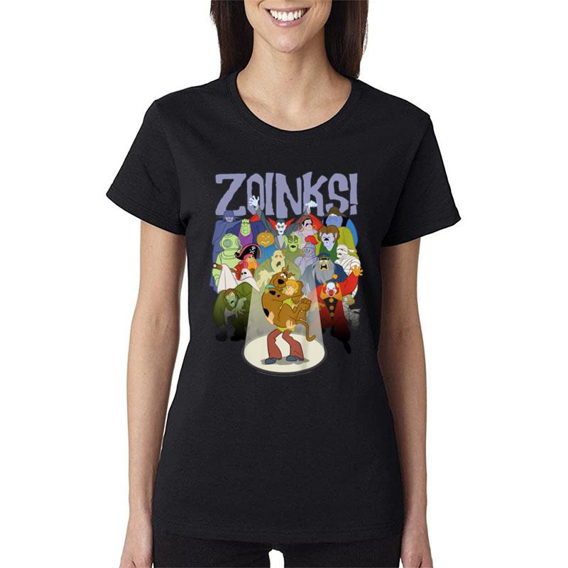 Kids Scooby-Doo Shaggy And Scooby Zoinks Monsters Women T-Shirt