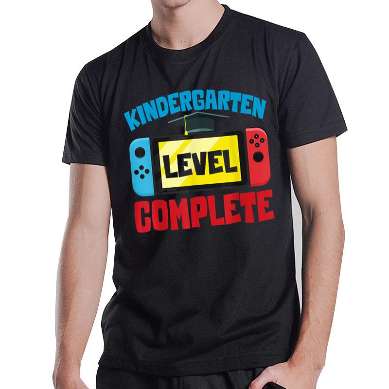 Kindergarten Graduation Level Complete Graduated Kids Boys T-Shirt