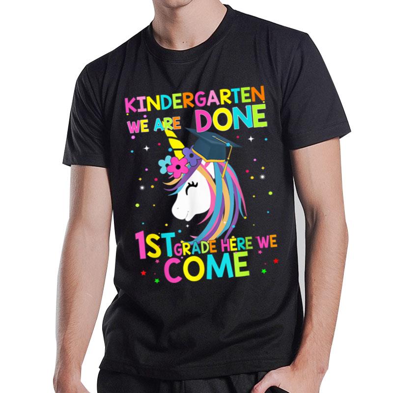 Kindergarten Graduation Magical Unicorn Gift T-Shirt