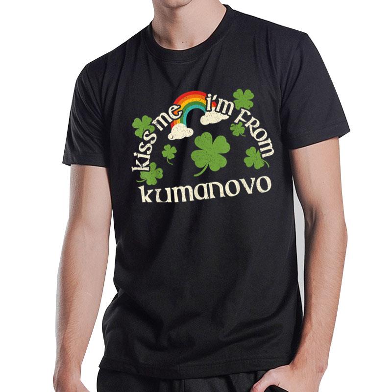 Kiss Me Shamrock City St. Patrick'S Day Kumanovo T-Shirt