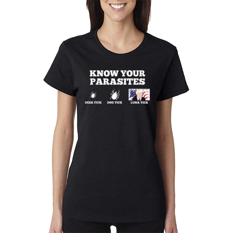 Know Your Parasites Anti Trump Women T-Shirt