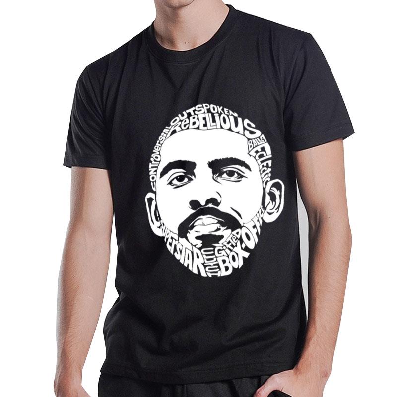 Kyrie Controversial Outspoken Rebellious Balla Eclectic T-Shirt