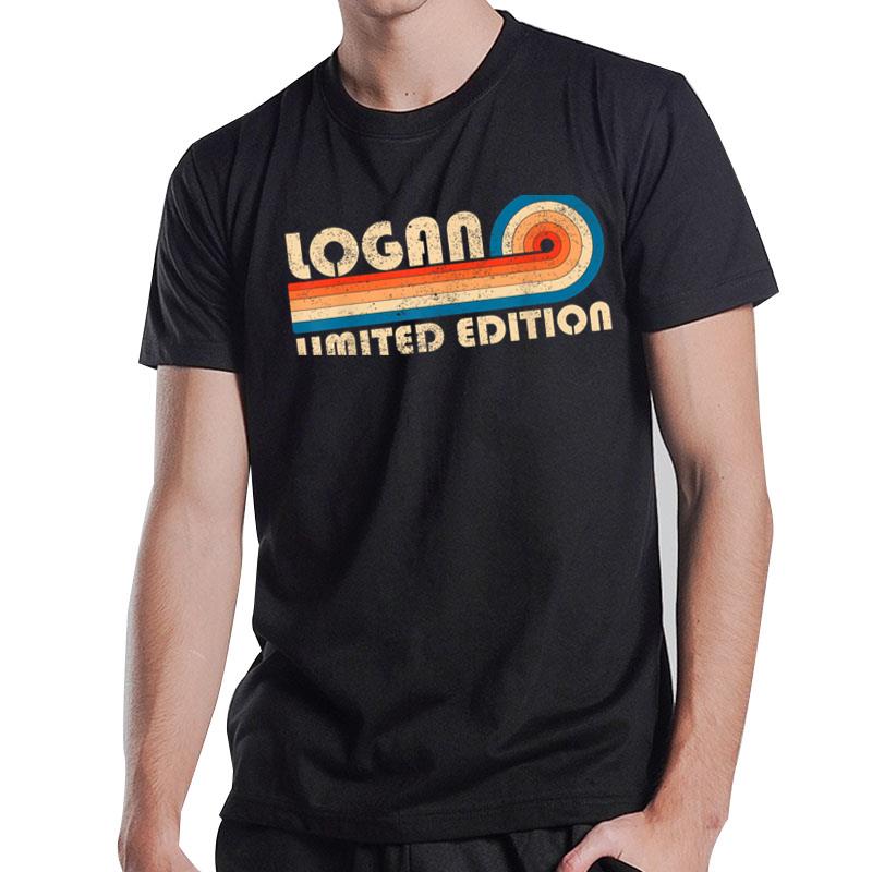 Logan Surname Vintage Retro Gift Men Women Boy Girl T-Shirt