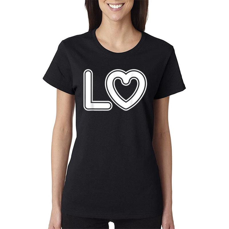 Lo Love Valentine'S Day Couple Matching Wife & Husband Women T-Shirt