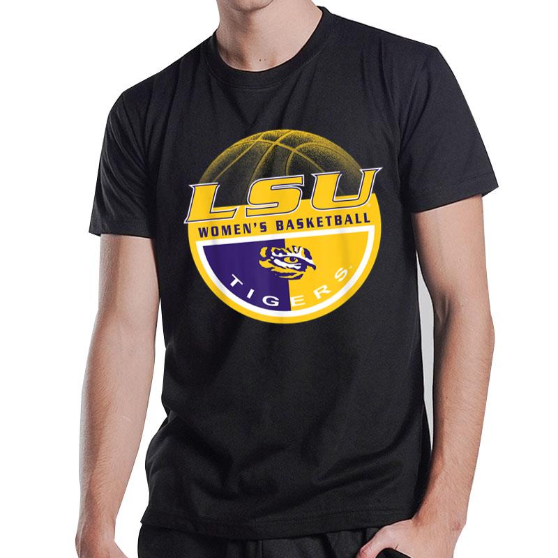 LSU Tigers Women's Basketball Dunk Logo Officially Licensed T-Shirt