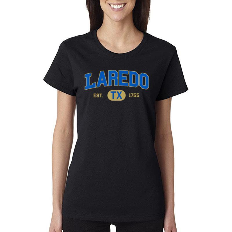 Laredo Texas Navy&Gold Graphic Women T-Shirt