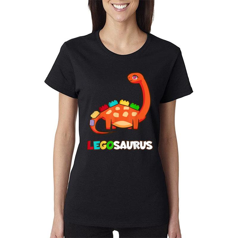 Legosaurus Cute Dinosaurus Dino Women T-Shirt