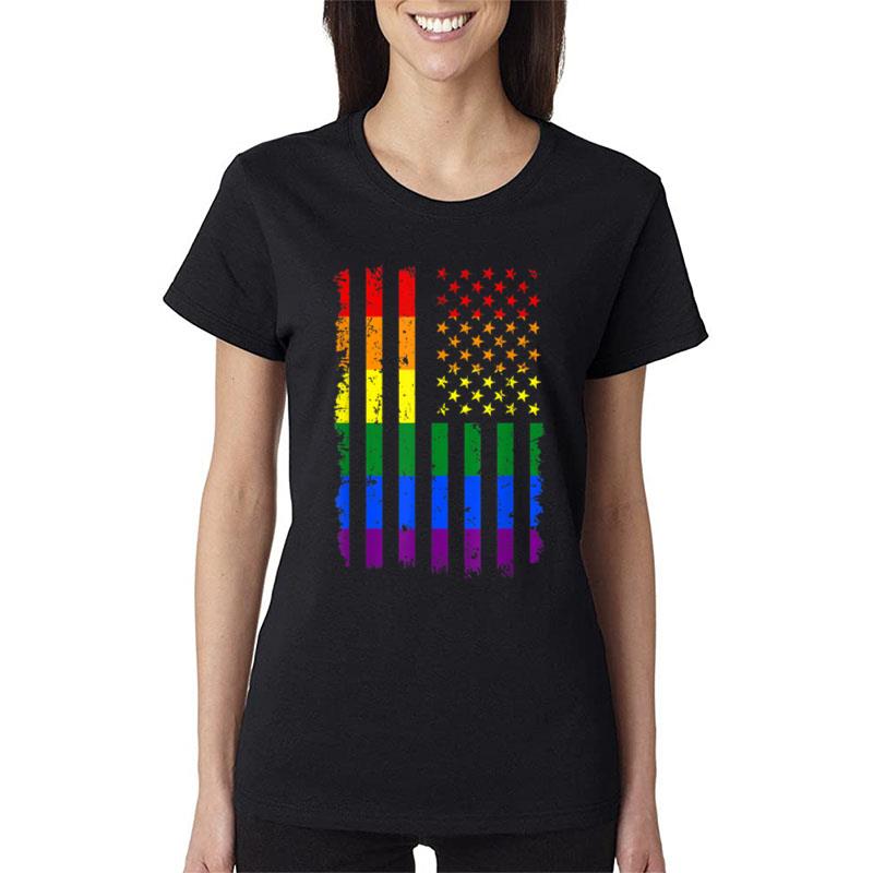 Lgbt Flag Gay Pride Month Transgender Women T-Shirt