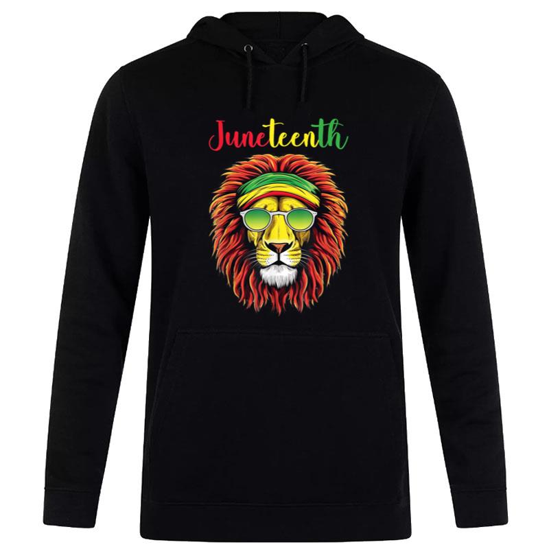 Lion Juneteenth Dress Black History Freedom Hoodie