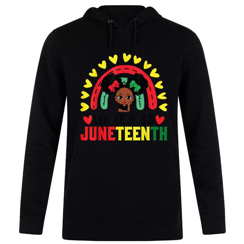 Little Miss Juneteenth Brown Skin Princess Cute Hoodie