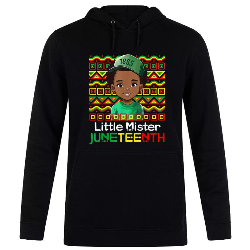 Little Mister Juneteenth 1865 Black Toddler Prince Hoodie