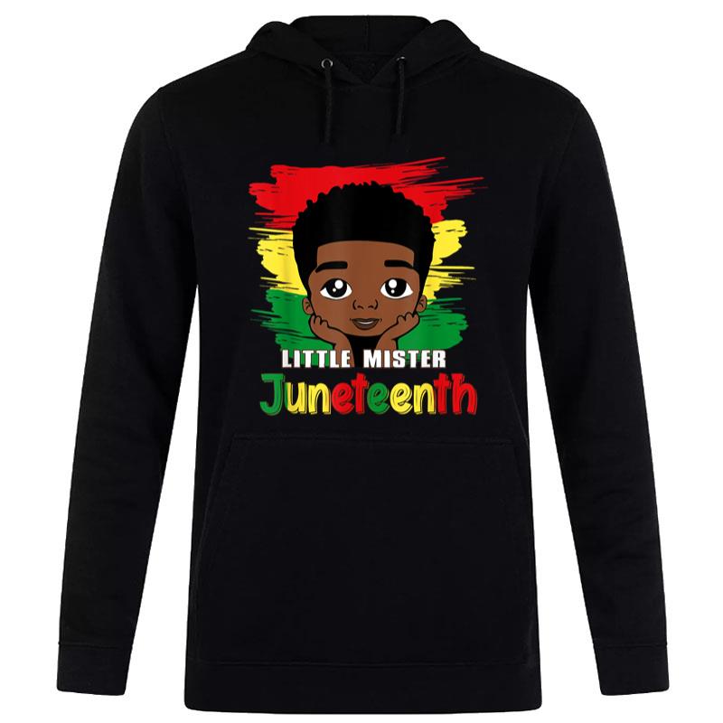 Little Mister Juneteenth Black Toddler Prince Hoodie