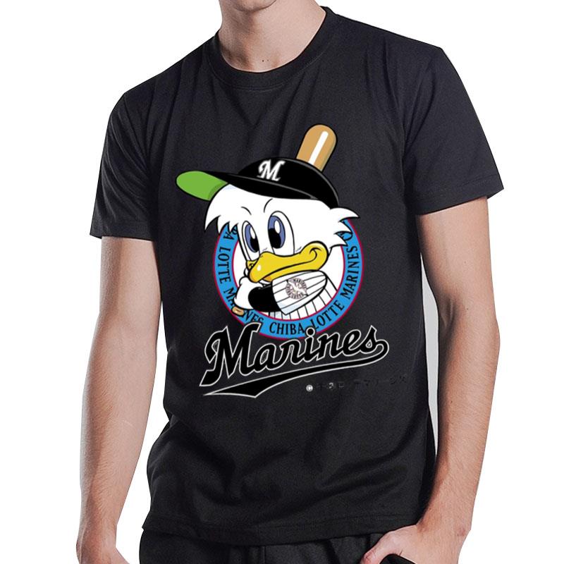 Lotte Marines Chiba Nippon Baseball Npb Logo Tohoku Classic T-Shirt