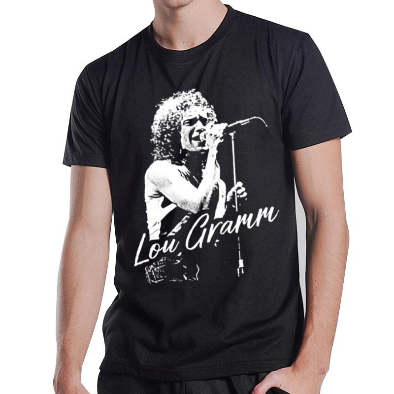 Lou Gramm Retro Fan Art Design T-Shirt