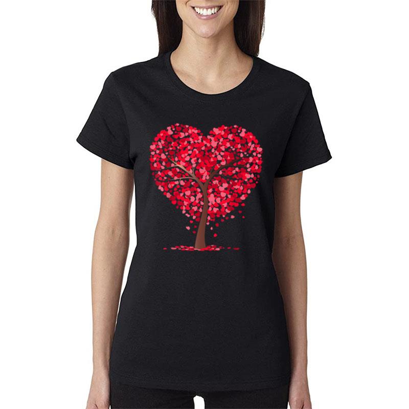 Love Heart Graphic Valentine'S Day For Womens Girls Kids Women T-Shirt