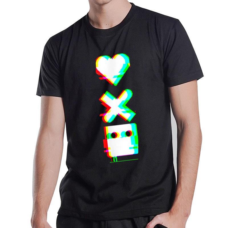 Love Of Death And Robots Glitch T-Shirt