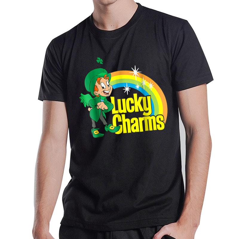 Lucky Charms Lucky Leprechaun St Patricks Day Rainbow T-Shirt