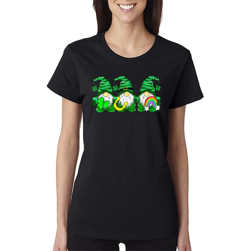 Lucky Rainbow Gnome Happy St Patrick'S Day  Women Men Women T-Shirt