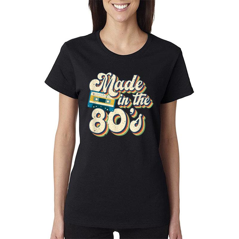 Made In The 80'S Retro Wave Vintage Aesthetics Women T-Shirt