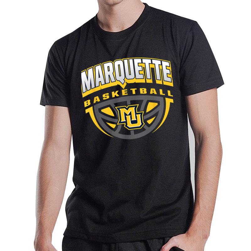 Marquette Golden Eagles Basketball Dribble Navy T-Shirt