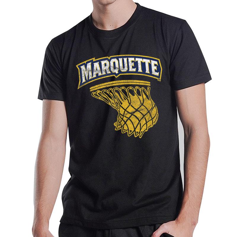 Marquette University Golden Eagles Basketball Hoop T-Shirt