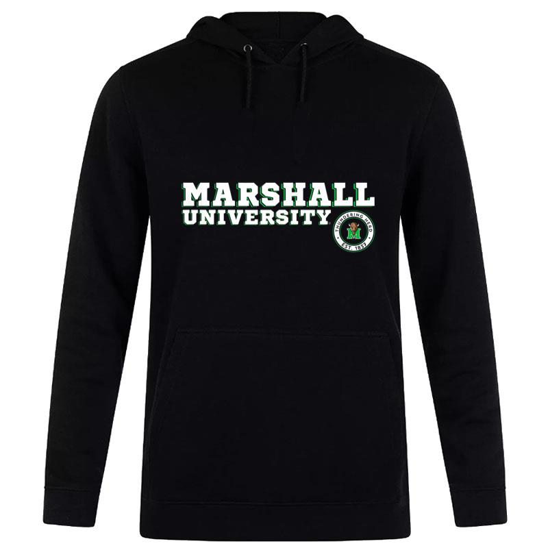 Marshall University Bison Block Text Women T-Shirt